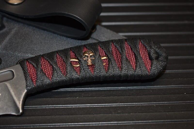 Bastinelli Sin Custom Black Red wrap w/Menuki - Image 4