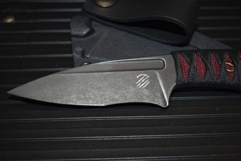 Bastinelli Sin Custom Black Red wrap w/Menuki - Image 2