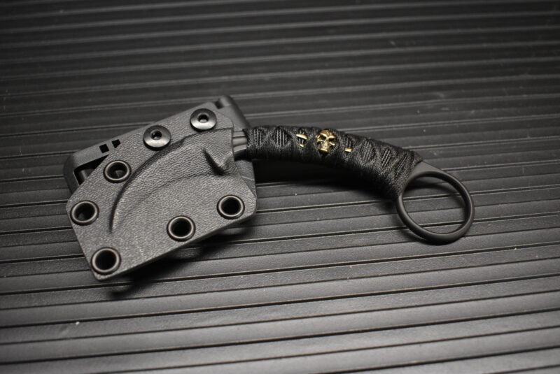 Bastinelli Pika Custom Black w/Black cord menuki - Image 6