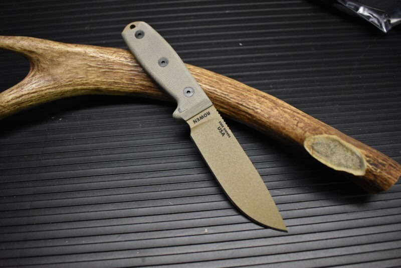 ESEE 4-P-MB-DE, plain edge, dark earth, Molle Back - Image 5