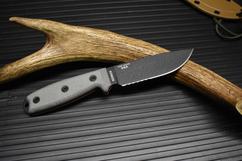 ESEE 4-S-MB, serrated edge,  Molle Back - Image 4
