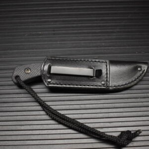Treeman EDC Super Duty Black Ops w/leather pocket sheath - Image 6