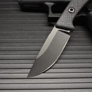 Treeman EDC Super Duty Black Ops w/leather pocket sheath - Image 3