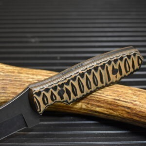 Alfa Knife AK5 Black/Tan textured - Image 2