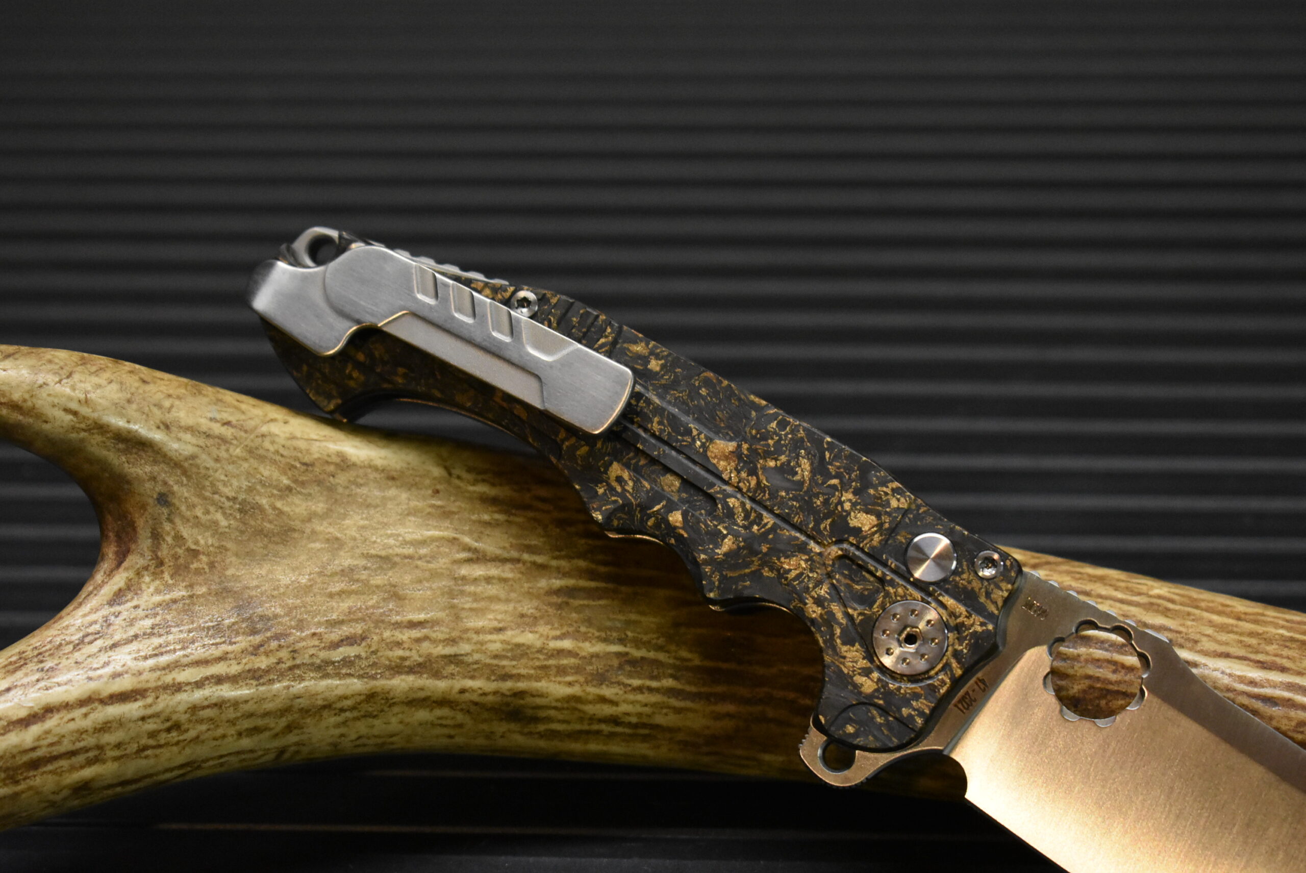 ADV Tactical Mini Pitboss Model 1 Satin/ Copper Shred Carbon Fiber - Image 9