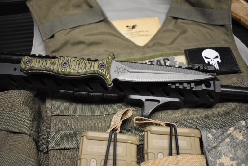 RMJ Tactical Raider Dagger CPM-3V Dirty Olive - Image 3