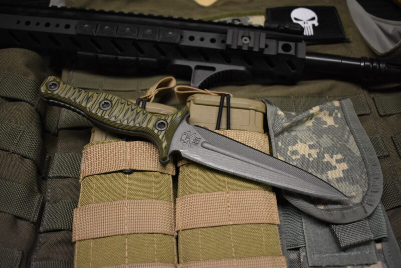 RMJ Tactical Raider Dagger CPM-3V Dirty Olive - Image 5