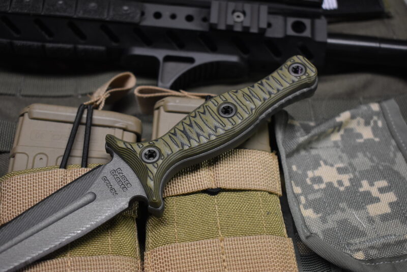 RMJ Tactical Raider Dagger CPM-3V Dirty Olive - Image 9