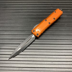 Microtech 232-1OR UTX-85 D/E Blk Orange - LANTAC Knives